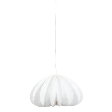 WOOOD hanglamp Dalia - Papier - Wit - 37xØ60 cm product