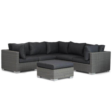 Hoek loungeset 5 personen Wicker Grijs Garden Collections Cuba product