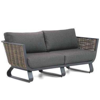 Lounge Tuinbank 2,5-zits Aluminium/wicker Grijs-antraciet Santika Furniture product