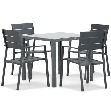 Tuinset 4 personen 85 cm Aluminium Grijs Lifestyle Garden Furniture product