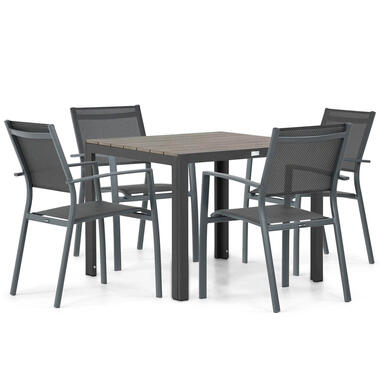 Tuinset 4 personen 92 cm Aluminium Grijs Lifestyle Garden Furniture Sella/Young product