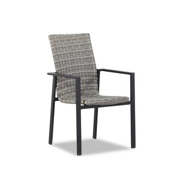 Tuinstoel stapelbaar Wicker Grijs-antraciet Lifestyle Garden Furniture Upton product