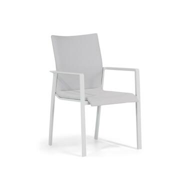 Tuinstoel stapelbaar Aluminium/textileen Wit Lifestyle Garden Furniture Rome product