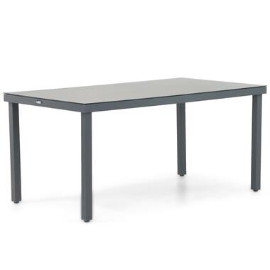 Dining Tuintafel rechthoekig 160 x 90 cm Aluminium/HPL Grijs Porto product