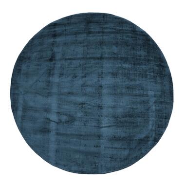 Dutch Lifestyle - Viscose - Vloerkleed - 195cm rond - Blauw product