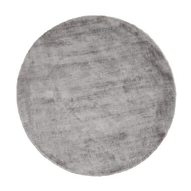 Dutch Lifestyle - Viscose - Vloerkleed - 115cm rond - Grijs product