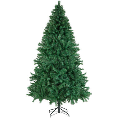 tectake® Kunstkerstboom 230 cm, 1346 takken, flexibele dennentakken, groen product