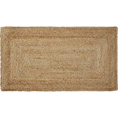 tectake® Glim Handgeweven Jute-Vloerkleed Boho 110x60 cm product