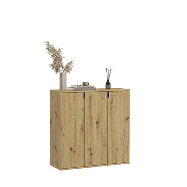 Hioshop ProjektX kommode 2+1 deuren 3 deuren eiken decor product