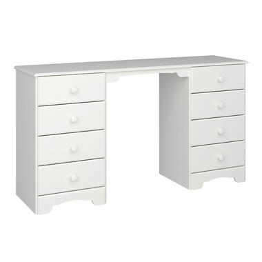 Hioshop Nilon kaptafel incl kruk 8 laden wit product