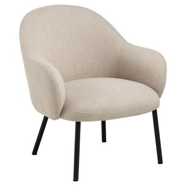 Fauteuil Beige - Zithoogte 43cm - 70x75x75cm - Rollo product