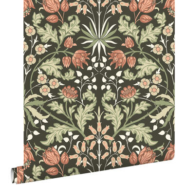 ESTAhome behang - vintage bloemen in art nouveau stijl product