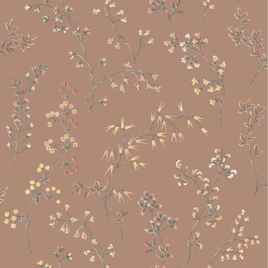 Borastapeter behang - veldbloemen - terracotta - 53 cm x 10.05 m - 660990 product