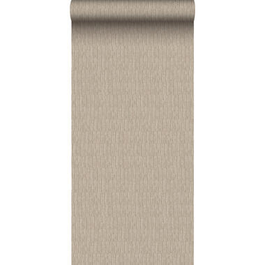 Sanders & Sanders behang effen bruin - 53 cm x 10 m