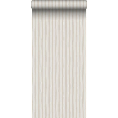 Sanders & Sanders behang - strepen - licht crème beige - 53 cm x 10 m - 640548 product