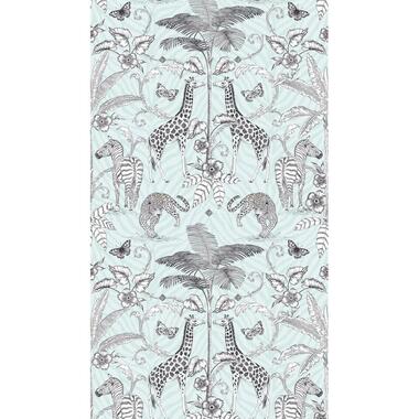 Livingwalls fotobehang - dieren - zwart, wit en grijs - 159 x 280 cm - AS-392051 product