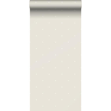 Sanders & Sanders behang - bloemetjes - beige en wit - 53 cm x 10 m - 640412 product