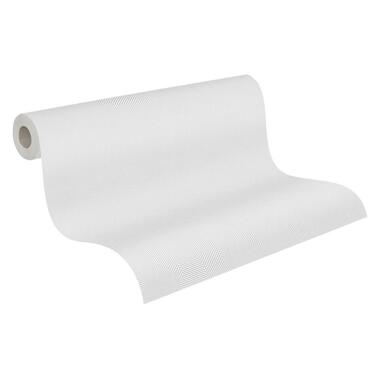 Livingwalls behang - grafisch motief - grijs en wit - 53 cm x 10.05 m - AS product