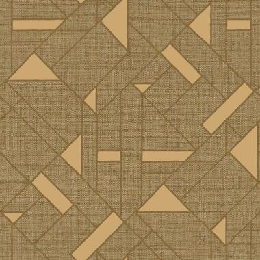 Zambaiti behang - grafisch motief - bruin - 70 cm x 10.05 m - 662175 product