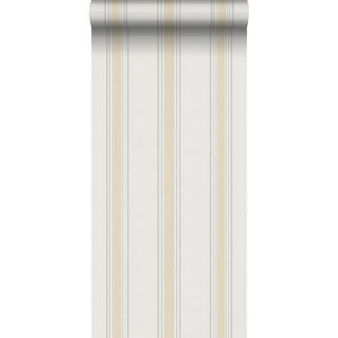 Sanders & Sanders behang - strepen - geel en beige - 53 cm x 10 m - 640207 product