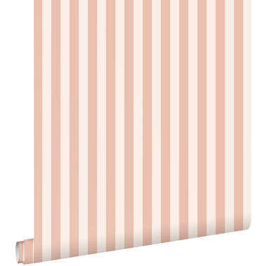 ESTAhome behang - strepen - terracotta roze - 50 x 900 cm - 130950 product