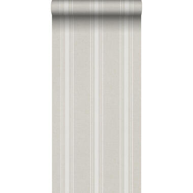Sanders & Sanders behang - strepen - beige en wit - 53 cm x 10 m - 640204 product