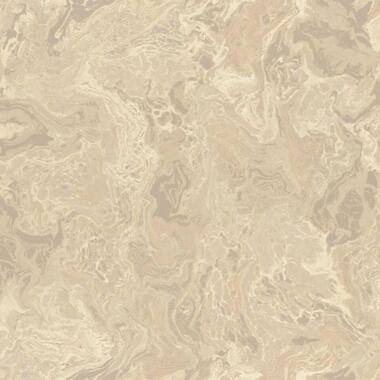Zambaiti behang - marmer - warm beige - 106 cm x 10 m - 661927 product