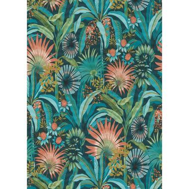 Erismann behang - tropische bladeren - turquoise - 53 cm x 10.05 m - 661621 product