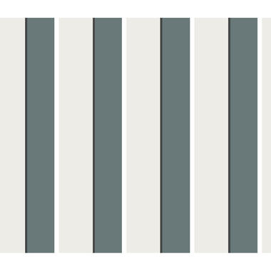 Sanders & Sanders behang - strepen - donkergroen - 53 cm x 10 m - 640371 product