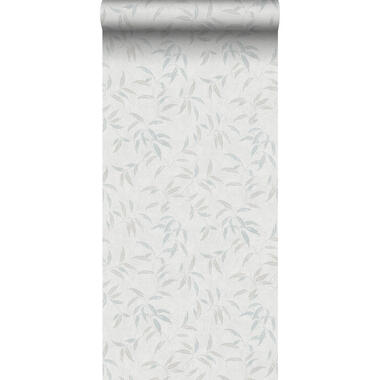 Sanders & Sanders behang - bladeren - vergrijsd blauw - 53 cm x 10 m - 640234 product