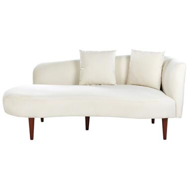 CHAUMONT - Chaise longue - Crème - Rechterzijde - Fluweel product