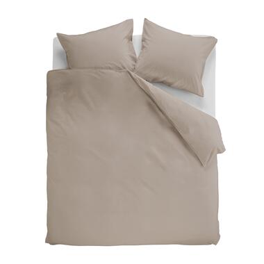 Ambiante Cotton Uni dekbedovertrek - 200x200/220 - Taupe product