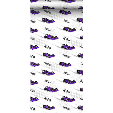 Sanders & Sanders behang - race auto's - paars - 50 x 900 cm - 935356 product