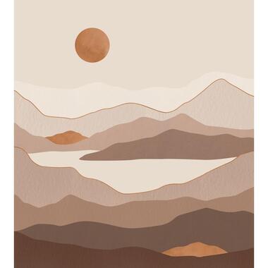 ESTAhome fotobehang - woestijn landschap - bruin en terracotta - 250 x 279 cm product