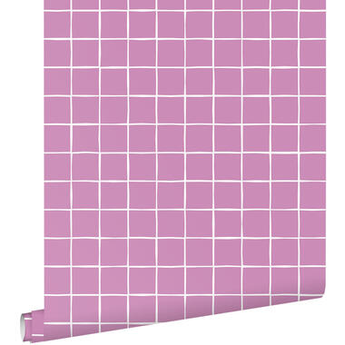 ESTAhome behang - geblokt motief - paars - 50 x 900 cm - 131269 product