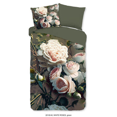 Pure Dekbedovertrek "bloemen" - Groen - (140x200/220 cm) - Microfiber product