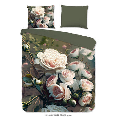 Pure Dekbedovertrek "bloemen" - Groen - (240x200/220 cm) - Microfiber product