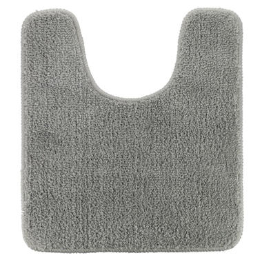 Tendance Toiletmat/wc mat - microvezel - lichtgrijs - 45 x 50 cm product