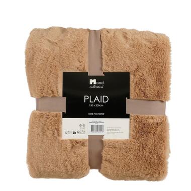 Mica Decorations Bronte Fleece Deken - L200 x B150 cm - Beige product