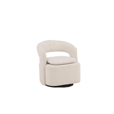 Svea - Teno draaibare fauteuil - boucle - wit product