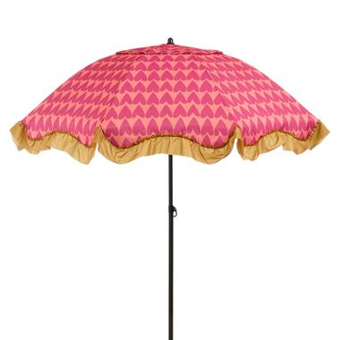 Mica Decorations Parasol - H238 x Ø220 cm - Roze product