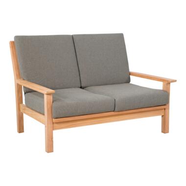 Les - Teak loungebank teak 124cm + kussen product