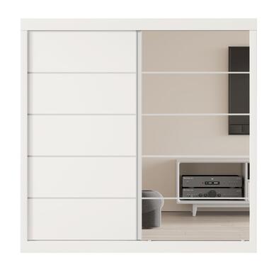 Interiax Kledingkast 'Mila' - Wit - Schuifdeurkast - 197x182x52 cm product