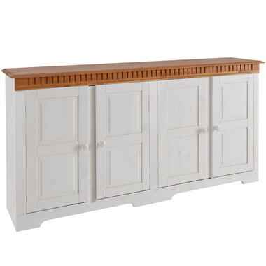 Lisa - Dressoir met 3 deuren in wit gelakt grenen product