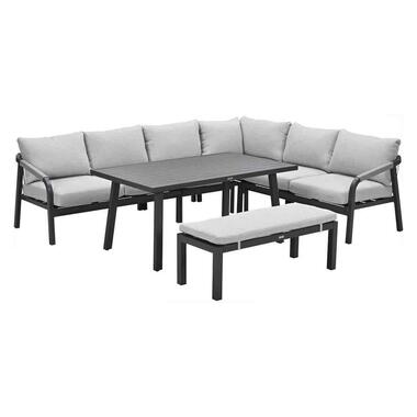 Garden Impressions Tarera lounge dining set 6-delig - donker grijs