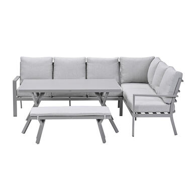 Garden Impressions Senja lounge dining set 4-delig rechts- valley sand product