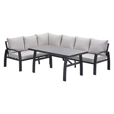 Garden Impressions Cameron lounge dining set 3-delig links - desert sand product