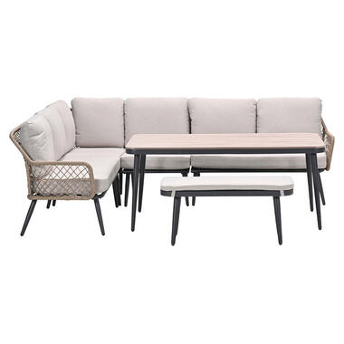 Garden Impressions Kalibo lounge dining set 6-delig - desert sand product