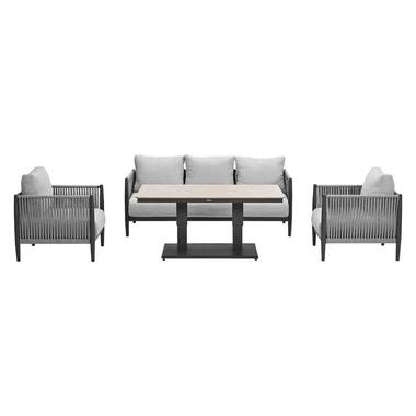 Garden Impressions Tavira - Brugge loungeset 4-delig - grey sand product
