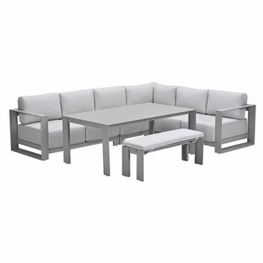 Garden Impressions Malakka lounge dining set 6-delig - taupe - valley sand product
